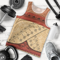 Island Elder Inspired Costume Men Tank Top Polynesian Tribal Pattern LT05 - Polynesian Pride