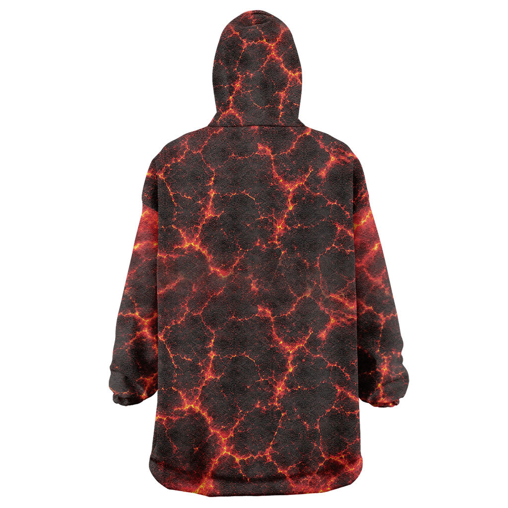 Lava Monster Costume Wearable Blanket Hoodie Fiery Lava Spiral LT05 - Polynesian Pride
