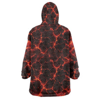 Lava Monster Costume Wearable Blanket Hoodie Fiery Lava Spiral LT05 - Polynesian Pride