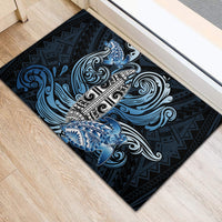 Polynesia Go Surfing Rubber Doormat The Pacific Wave Of Water LT05 - Polynesian Pride