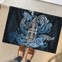 Polynesia Go Surfing Rubber Doormat The Pacific Wave Of Water LT05 - Polynesian Pride