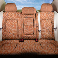 Lapita Culture Back Car Seat Cover Iconic Double Face Pattern LT05 One Size Brown - Polynesian Pride