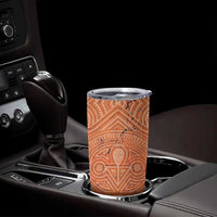 Personalised Lapita Culture Tumbler Cup Iconic Double Face Pattern LT05 - Polynesian Pride