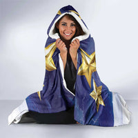 Samoa Christmas Hooded Blanket Snow Globe With Samoan Santa LT05 - Polynesian Pride