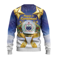 Samoa Christmas Ugly Christmas Sweater Snow Globe With Samoan Santa LT05 - Polynesian Pride