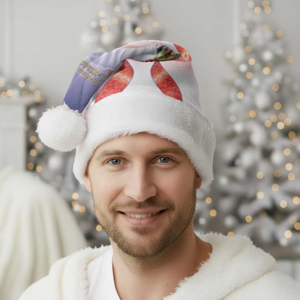 American Samoa Christmas Santa Hat Seashell Santa Beach Vibes LT05 - Polynesian Pride