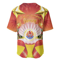 French Polynesia Christmas Baseball Jersey Seashell Santa Beach Vibes LT05 - Polynesian Pride