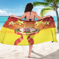 French Polynesia Christmas Sarong Seashell Santa Beach Vibes LT05 - Polynesian Pride