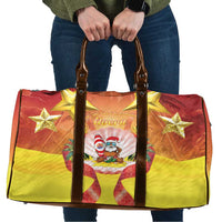 French Polynesia Christmas Travel Bag Seashell Santa Beach Vibes LT05 Orange - Polynesian Pride