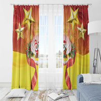 French Polynesia Christmas Window Curtain Seashell Santa Beach Vibes LT05 - Polynesian Pride