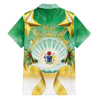 Cook Islands Christmas Hawaiian Shirt Seashell Santa Beach Vibes LT05 - Polynesian Pride