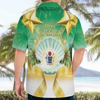 Cook Islands Christmas Hawaiian Shirt Seashell Santa Beach Vibes LT05 - Polynesian Pride