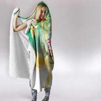 Cook Islands Christmas Hooded Blanket Seashell Santa Beach Vibes LT05 - Polynesian Pride