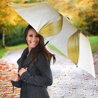 Cook Islands Christmas Umbrella Seashell Santa Beach Vibes LT05 - Polynesian Pride