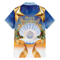 Marshall Islands Christmas Hawaiian Shirt Seashell Santa Beach Vibes LT05 - Polynesian Pride