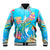 Under The Sea Scuba Diving Baseball Jacket Polynesian Pattern LT05 Unisex Blue - Polynesian Pride