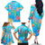 Under The Sea Scuba Diving Family Matching Off Shoulder Long Sleeve Dress and Hawaiian Shirt Polynesian Pattern LT05 - Polynesian Pride