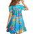 Under The Sea Scuba Diving Family Matching Off Shoulder Short Dress and Hawaiian Shirt Polynesian Pattern LT05 - Polynesian Pride