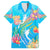 Under The Sea Scuba Diving Family Matching Puletasi Dress and Hawaiian Shirt Polynesian Pattern LT05 Dad's Shirt - Short Sleeve Blue - Polynesian Pride