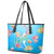 Under The Sea Scuba Diving Leather Tote Bag Polynesian Pattern LT05 - Polynesian Pride