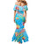 Under The Sea Scuba Diving Mermaid Dress Polynesian Pattern LT05 - Polynesian Pride