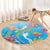 Under The Sea Scuba Diving Round Carpet Polynesian Pattern LT05 - Polynesian Pride