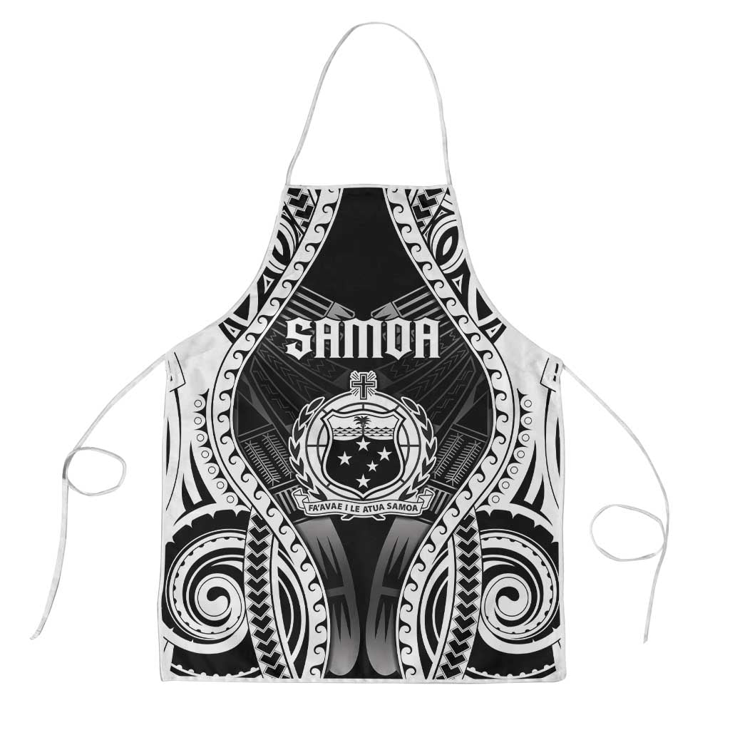 Remember Samoa Black Saturday Apron Samoa Mo Samoa LT05 Black - Polynesian Pride
