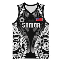 Personalised Remember Samoa Black Saturday Basketball Jersey Samoa Mo Samoa LT05 Unisex Black - Polynesian Pride