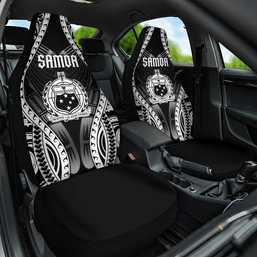 Remember Samoa Black Saturday Car Seat Cover Samoa Mo Samoa LT05 One Size Black - Polynesian Pride