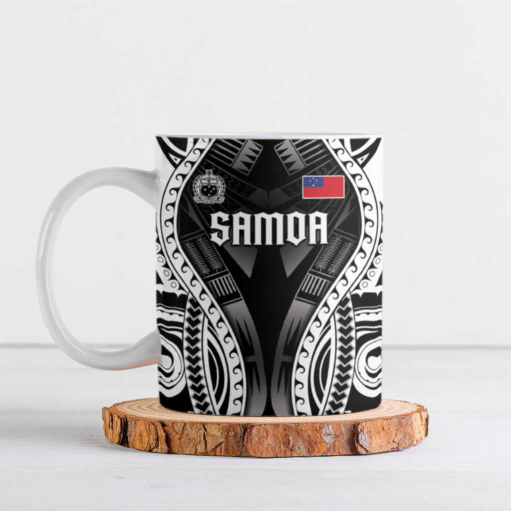 Personalised Remember Samoa Black Saturday Ceramic Mug Samoa Mo Samoa LT05 Black - Polynesian Pride