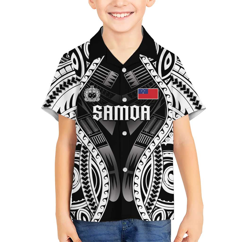 Personalised Remember Samoa Black Saturday Kid Hawaiian Shirt Samoa Mo Samoa LT05 Kid Black - Polynesian Pride