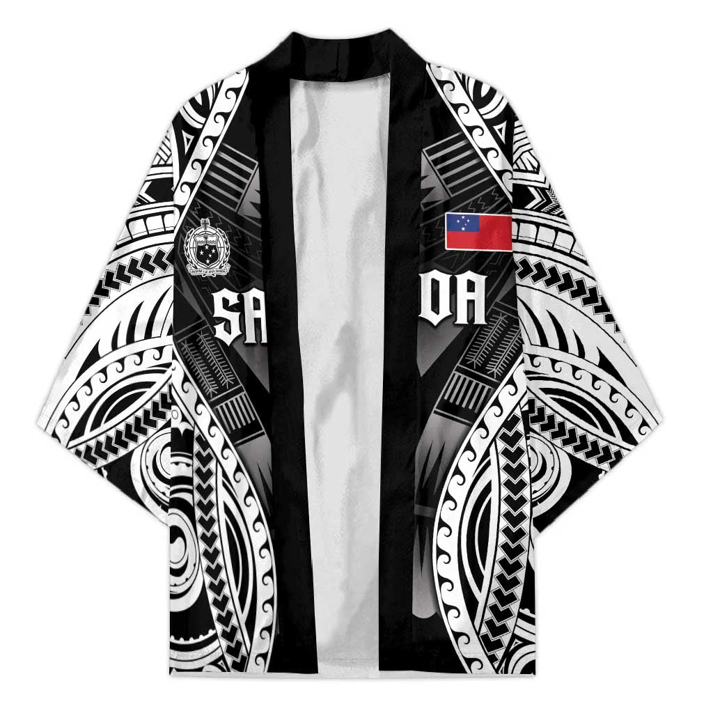 Personalised Remember Samoa Black Saturday Kimono Samoa Mo Samoa LT05 Unisex Black - Polynesian Pride