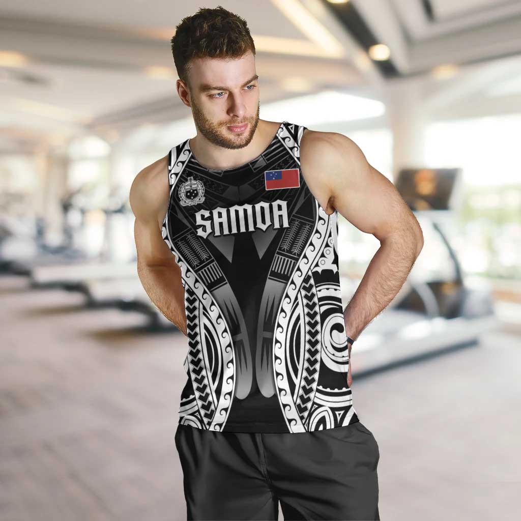 Personalised Remember Samoa Black Saturday Men Tank Top Samoa Mo Samoa LT05 Black - Polynesian Pride