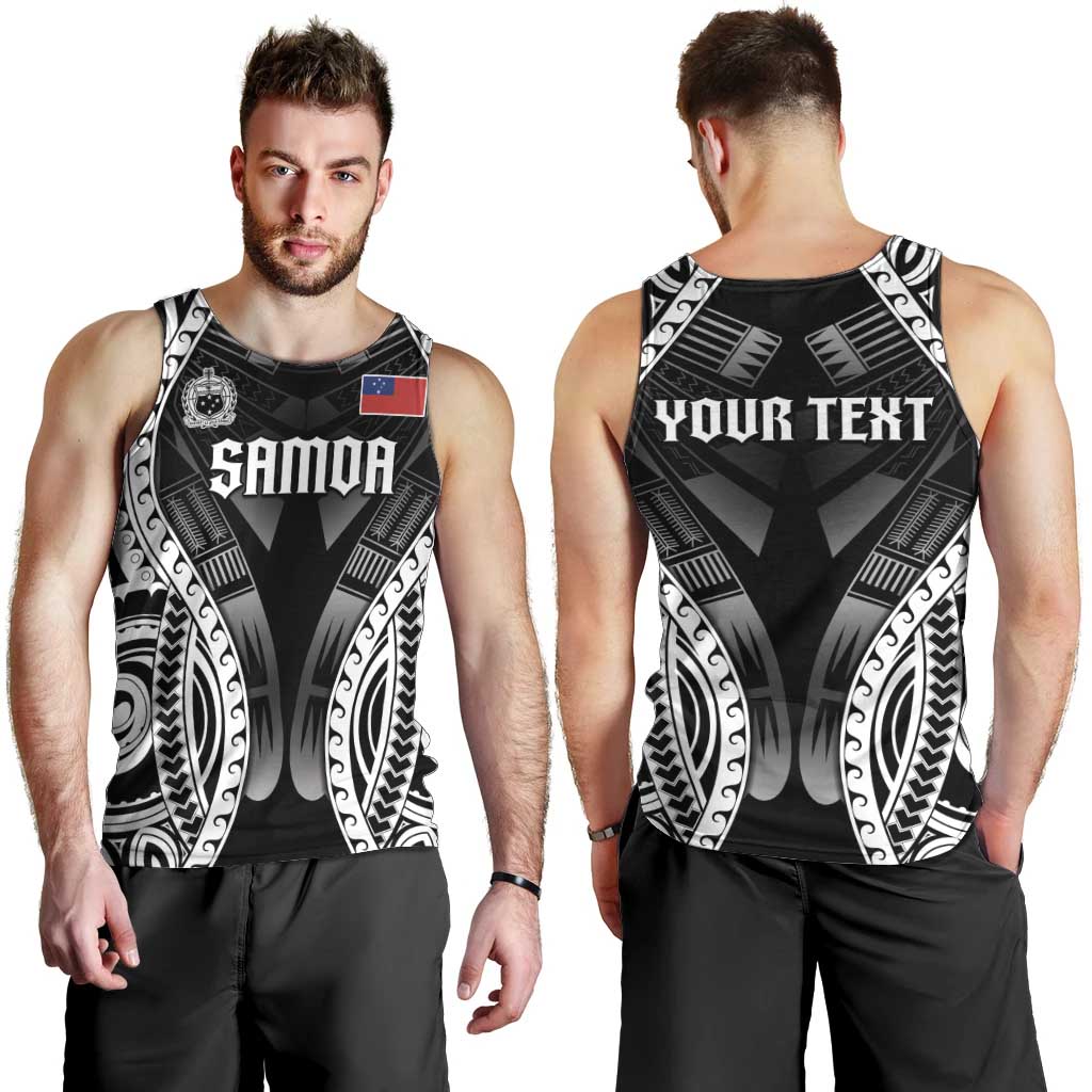 Personalised Remember Samoa Black Saturday Men Tank Top Samoa Mo Samoa LT05 - Polynesian Pride