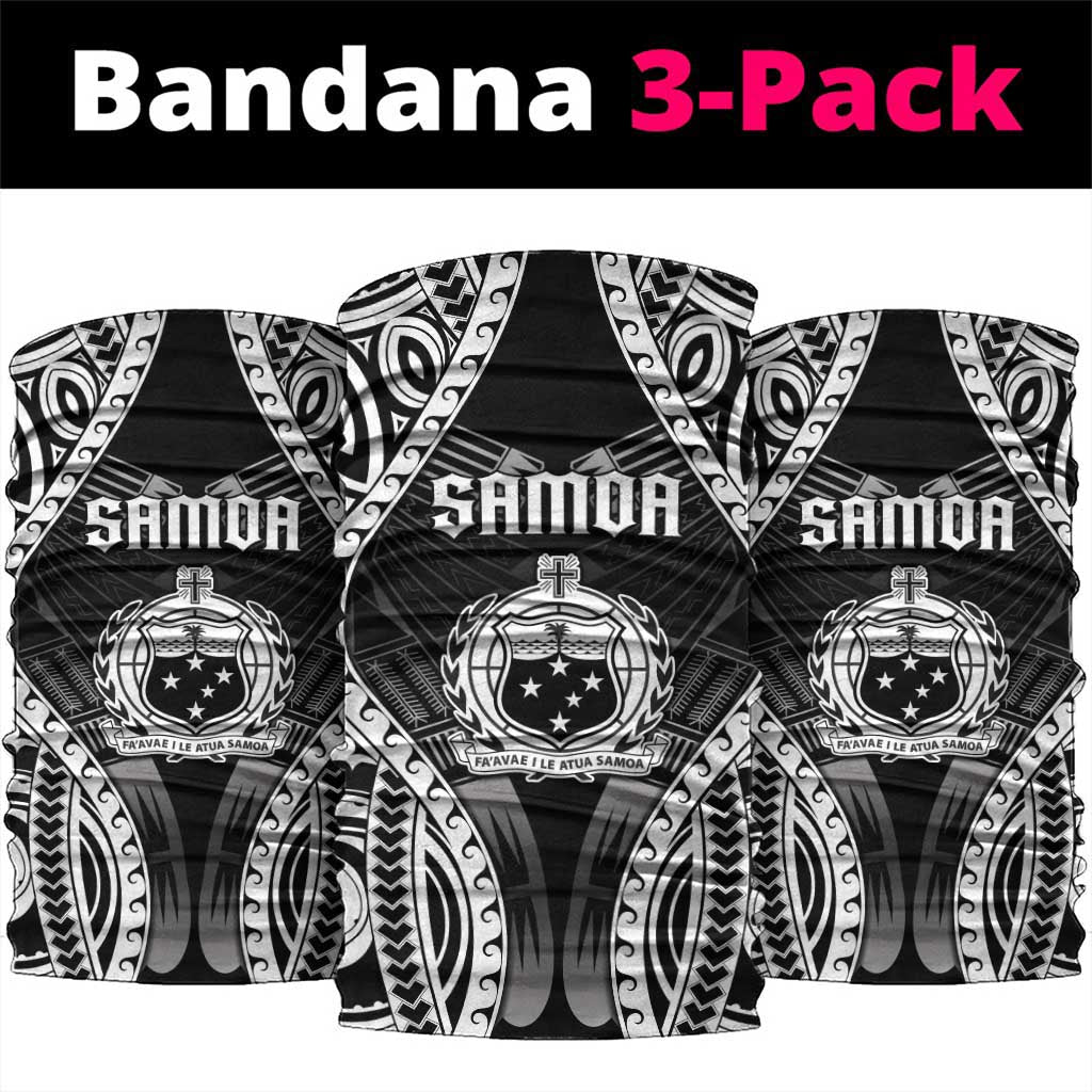 Remember Samoa Black Saturday Neck Gaiter Samoa Mo Samoa LT05 package One Size: 25*50cm Black - Polynesian Pride