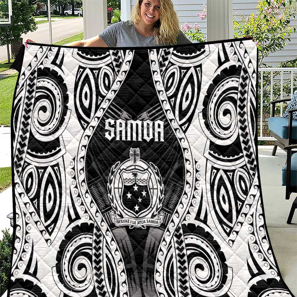 Remember Samoa Black Saturday Quilt Samoa Mo Samoa LT05 Black - Polynesian Pride