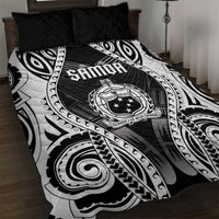 Remember Samoa Black Saturday Quilt Bed Set Samoa Mo Samoa LT05 Black - Polynesian Pride