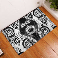 Remember Samoa Black Saturday Rubber Doormat Samoa Mo Samoa LT05 - Polynesian Pride