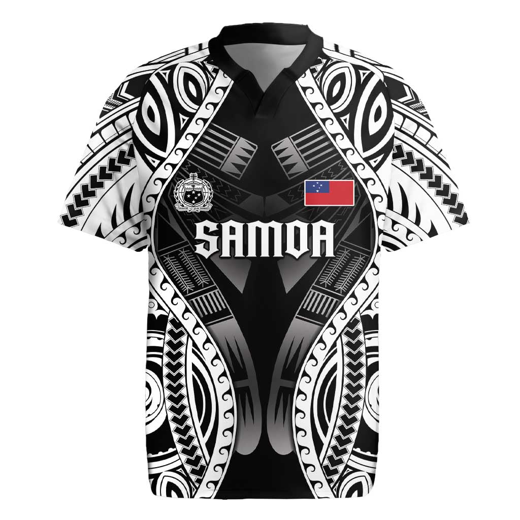 Personalised Remember Samoa Black Saturday Rugby Jersey Samoa Mo Samoa LT05 Black - Polynesian Pride