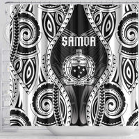 Remember Samoa Black Saturday Shower Curtain Samoa Mo Samoa LT05 - Polynesian Pride