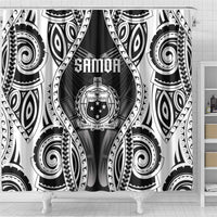Remember Samoa Black Saturday Shower Curtain Samoa Mo Samoa LT05 - Polynesian Pride