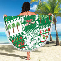 Norfolk Island Christmas Beach Blanket Festive Beach Vibes LT05 - Polynesian Pride