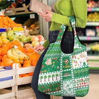 Norfolk Island Christmas Grocery Bag Festive Beach Vibes LT05 - Polynesian Pride