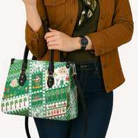 Norfolk Island Christmas Leather Bag Festive Beach Vibes LT05 - Polynesian Pride