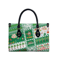 Norfolk Island Christmas Leather Bag Festive Beach Vibes LT05 - Polynesian Pride