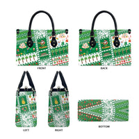 Norfolk Island Christmas Leather Bag Festive Beach Vibes LT05 - Polynesian Pride