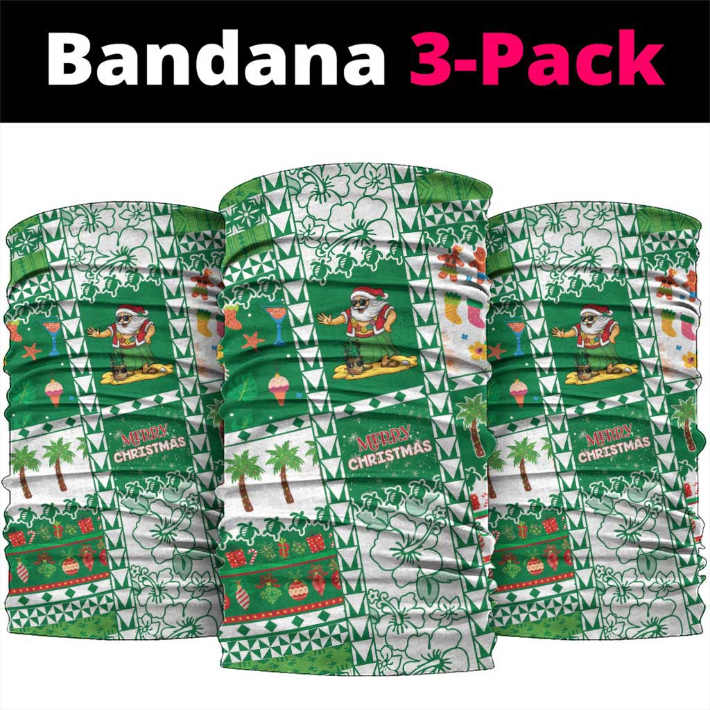 Norfolk Island Christmas Neck Gaiter Festive Beach Vibes LT05 package One Size: 25*50cm Green - Polynesian Pride