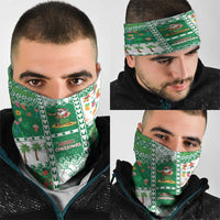 Norfolk Island Christmas Neck Gaiter Festive Beach Vibes LT05 - Polynesian Pride