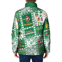 Norfolk Island Christmas Padded Jacket Festive Beach Vibes LT05 - Polynesian Pride