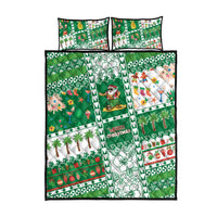Norfolk Island Christmas Quilt Bed Set Festive Beach Vibes LT05 - Polynesian Pride